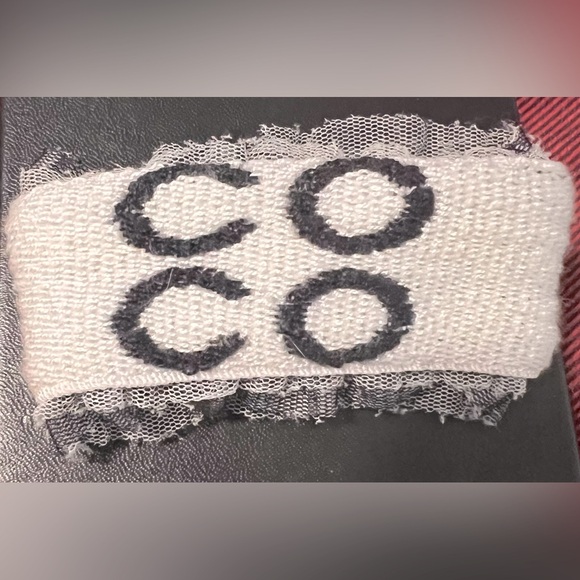 EUC CHANEL Coco Mark Wristband - Wimbledon Tennis Bracelet